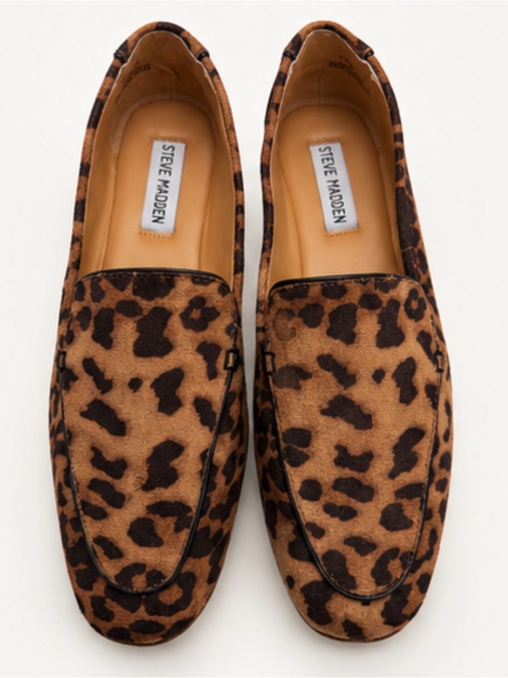 Steve Madden Leopard Print Slip-On Loafers
